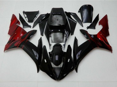 Discount 2002-2003 Black Red Yamaha YZF R1 Motorcycle Fairing UK