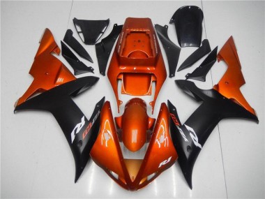 Discount 2002-2003 Orange Black Yamaha YZF R1 Bike Fairings UK