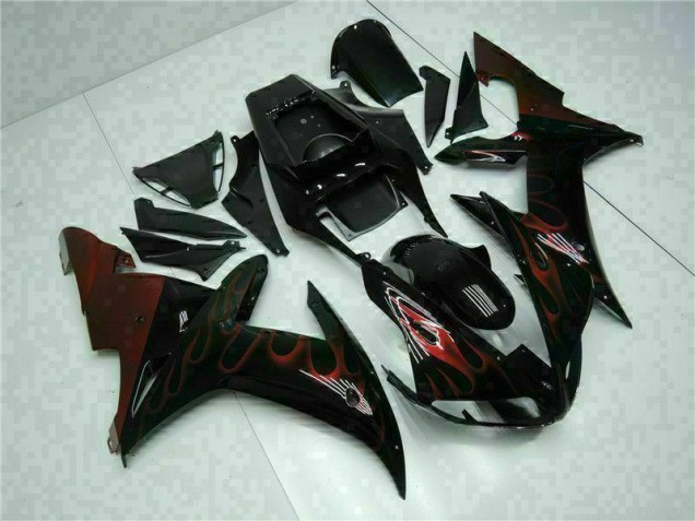Discount 2002-2003 Black Yamaha YZF R1 Motorcyle Fairings UK Discount 2002-2003 Black Yamaha YZF R1 Motorcyle Fairings UK