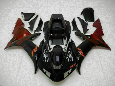 Discount 2002-2003 Black Yamaha YZF R1 Motorcylce Fairings UK