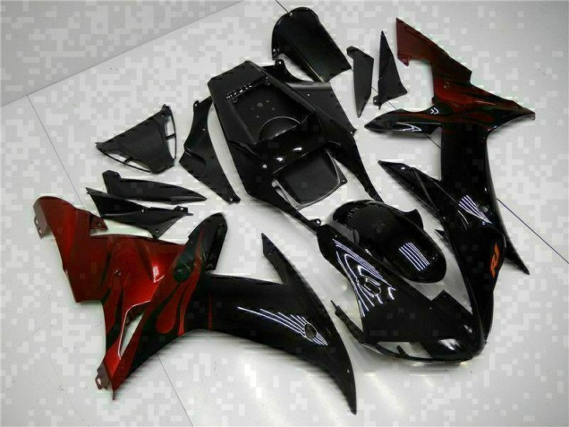 Discount 2002-2003 Black Yamaha YZF R1 Motorcycle Fairings UK Discount 2002-2003 Black Yamaha YZF R1 Motorcycle Fairings UK