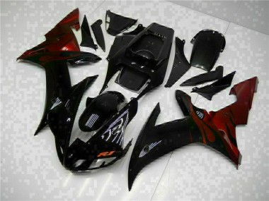 Discount 2002-2003 Black Yamaha YZF R1 Motorcycle Fairings UK