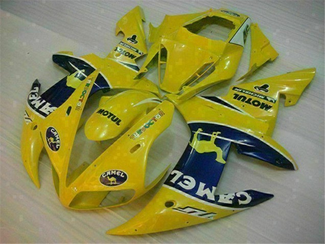 Discount 2002-2003 Yellow Yamaha YZF R1 Motorcycle Fairing Kit UK Discount 2002-2003 Yellow Yamaha YZF R1 Motorcycle Fairing Kit UK