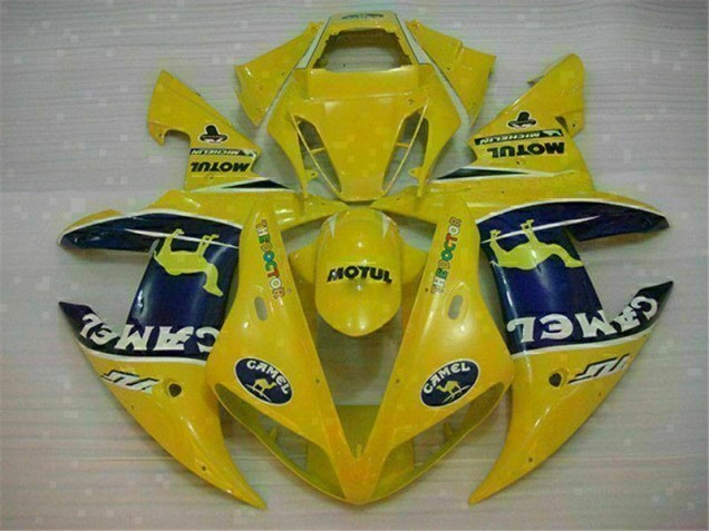 Discount 2002-2003 Yellow Yamaha YZF R1 Motorcycle Fairing Kit UK Discount 2002-2003 Yellow Yamaha YZF R1 Motorcycle Fairing Kit UK