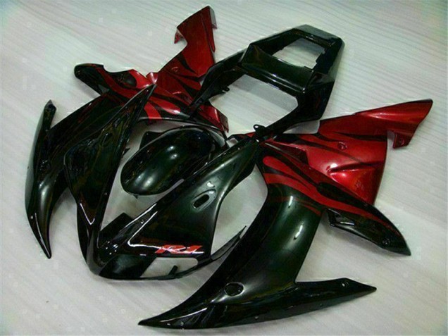 Discount 2002-2003 Black Red Yamaha YZF R1 Bike Fairing UK