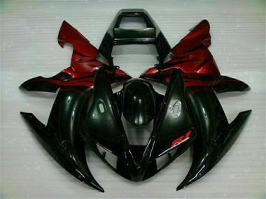 Discount 2002-2003 Black Red Yamaha YZF R1 Bike Fairing UK