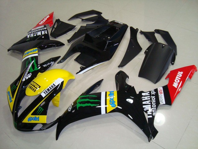 Discount 2002-2003 Monster Drink Graphic Yamaha YZF R1 Motorbike Fairings UK