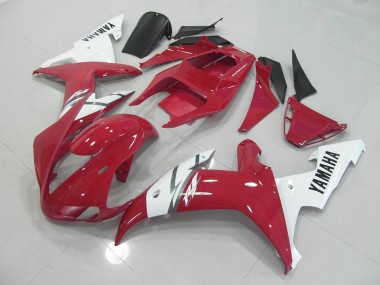 Discount 2002-2003 Red White Yamaha YZF R1 Bike Fairings UK