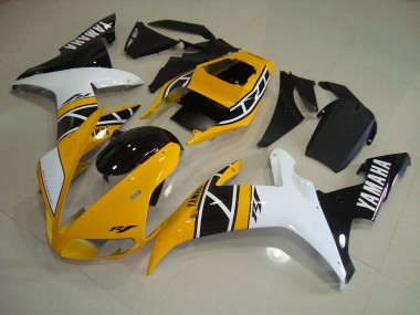 Discount 2002-2003 Yellow Anniversary Yamaha YZF R1 Replacement Motorcycle Fairings UK