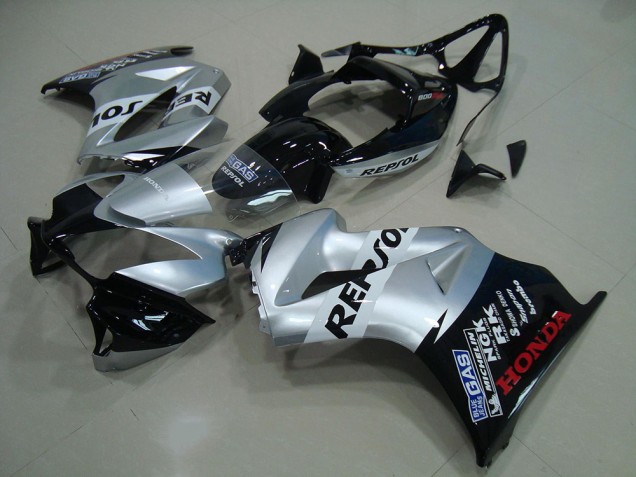 Discount 2002-2013 Silver Repsol Honda VFR800 Moto Fairings UK Discount 2002-2013 Silver Repsol Honda VFR800 Moto Fairings UK
