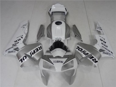 Discount 2003-2004 Silve White Black Repsol Honda CBR600RR Bike Fairings UK