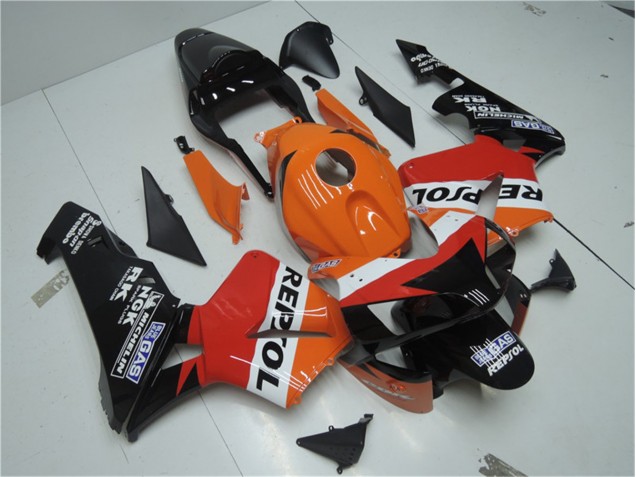 Discount 2003-2004 Orange Red Black Repsol Honda CBR600RR Motor Bike Fairings UK Discount 2003-2004 Orange Red Black Repsol Honda CBR600RR Motor Bike Fairings UK