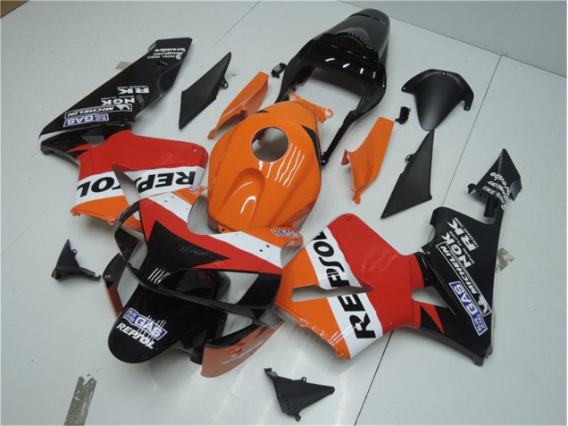 Discount 2003-2004 Orange Red Black Repsol Honda CBR600RR Motor Bike Fairings UK Discount 2003-2004 Orange Red Black Repsol Honda CBR600RR Motor Bike Fairings UK