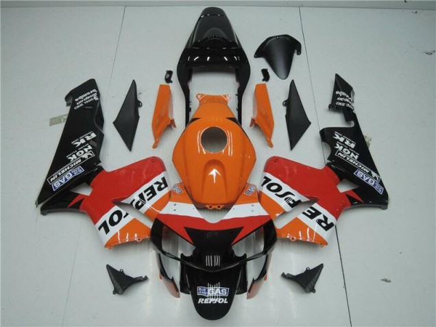 Discount 2003-2004 Orange Red Black Repsol Honda CBR600RR Motor Bike Fairings UK Discount 2003-2004 Orange Red Black Repsol Honda CBR600RR Motor Bike Fairings UK