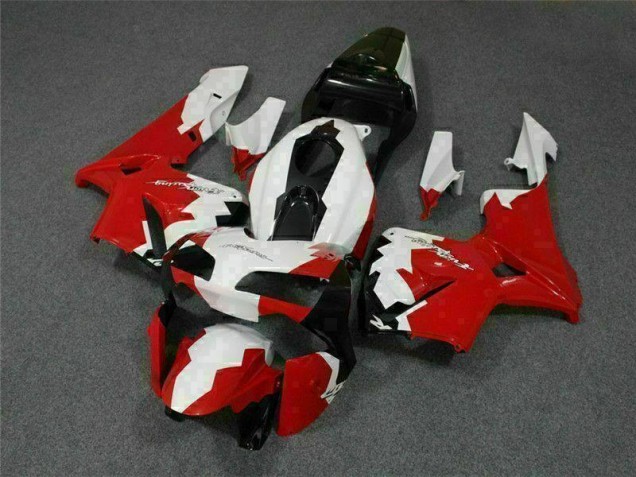 Discount 2003-2004 Red White Honda CBR600RR Replacement Motorcycle Fairings UK