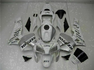 Discount 2003-2004 White Repsol CBR600RR Bike Fairing Kit UK
