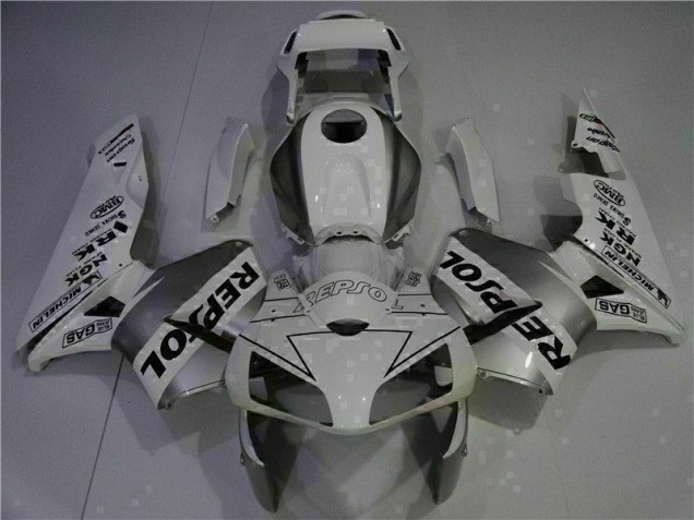 Discount 2003-2004 White Repsol Honda CBR600RR Motorcycle Replacement Fairings UK Discount 2003-2004 White Repsol Honda CBR600RR Motorcycle Replacement Fairings UK