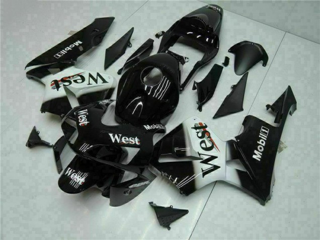 Discount 2003-2004 Black West Honda CBR600RR Motorcycle Fairings Kit UK Discount 2003-2004 Black West Honda CBR600RR Motorcycle Fairings Kit UK