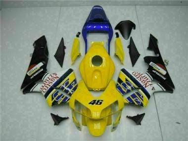Discount 2003-2004 Yellow Honda CBR600RR Motorcyle Fairings UK