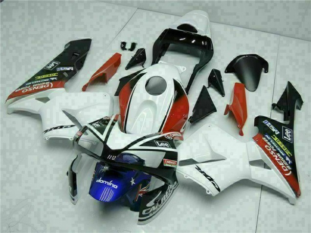 Discount 2003-2004 White Blue Honda CBR600RR Motorcylce Fairings UK Discount 2003-2004 White Blue Honda CBR600RR Motorcylce Fairings UK