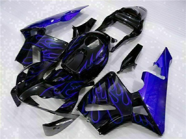Discount 2003-2004 Black with Blue Flame Honda CBR600RR Motorcycle Fairing Kits UK Discount 2003-2004 Black with Blue Flame Honda CBR600RR Motorcycle Fairing Kits UK