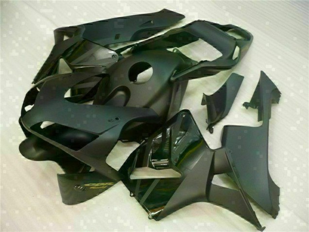 Discount 2003-2004 Matte Black Honda CBR600RR Motorcycle Fairings Kits UK