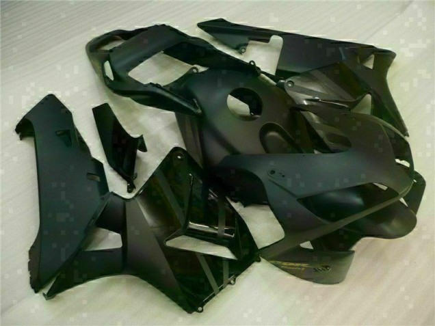 Discount 2003-2004 Matte Black Honda CBR600RR Motorcycle Fairings Kits UK