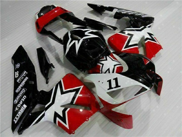 Discount 2003-2004 Black White 11 Honda CBR600RR Moto Fairings UK Discount 2003-2004 Black White 11 Honda CBR600RR Moto Fairings UK