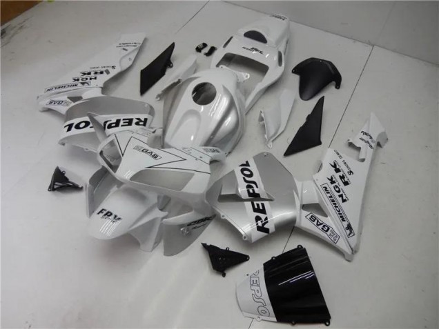 Discount 2003-2004 Silver White Black Repsol Honda CBR600RR Motorcycle Fairings Kit UK Discount 2003-2004 Silver White Black Repsol Honda CBR600RR Motorcycle Fairings Kit UK