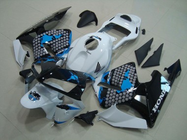 Discount 2003-2004 White Black Blue Honda CBR600RR Moto Fairings UK