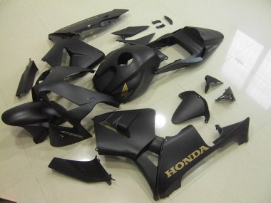 Discount 2003-2004 Matte Black Gold Honda CBR600RR Motorbike Fairings UK