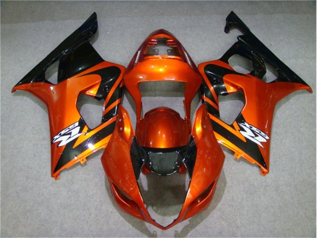 Discount 2003-2004 Orange Black Suzuki GSXR 1000 Motorcycle Fairing Kits UK Discount 2003-2004 Orange Black Suzuki GSXR 1000 Motorcycle Fairing Kits UK