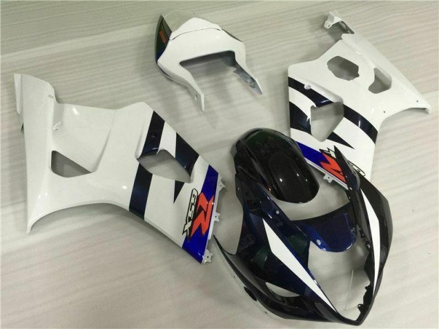 Discount 2003-2004 White Black Suzuki GSXR 1000 Motorcylce Fairings UK