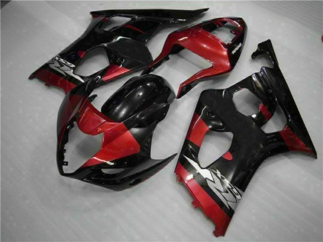 Discount 2003-2004 Red Black Suzuki GSXR 1000 Motorcycle Fairing Kits UK Discount 2003-2004 Red Black Suzuki GSXR 1000 Motorcycle Fairing Kits UK