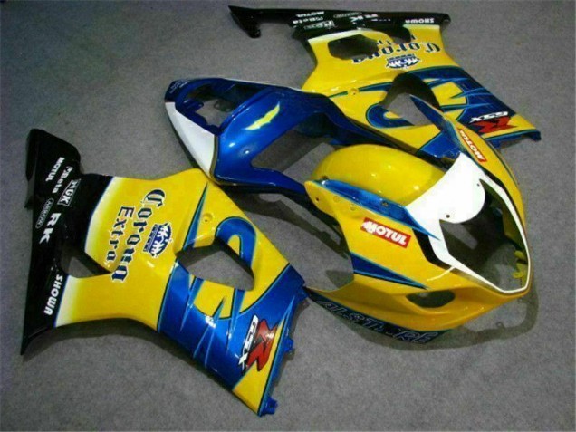 Discount 2003-2004 Yellow Blue Suzuki GSXR 1000 Bike Fairings UK Discount 2003-2004 Yellow Blue Suzuki GSXR 1000 Bike Fairings UK