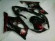 Discount 2003-2004 Red Flame Suzuki GSXR 1000 Bike Fairing Kit UK