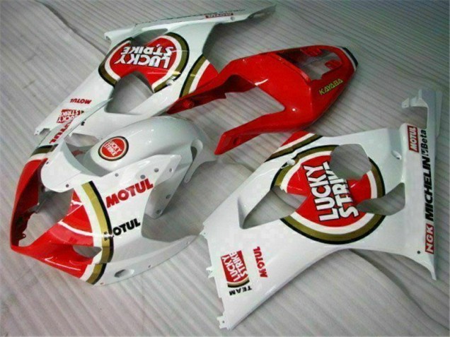 Discount 2003-2004 Red White Suzuki GSXR 1000 Motorbike Fairing Kits UK Discount 2003-2004 Red White Suzuki GSXR 1000 Motorbike Fairing Kits UK