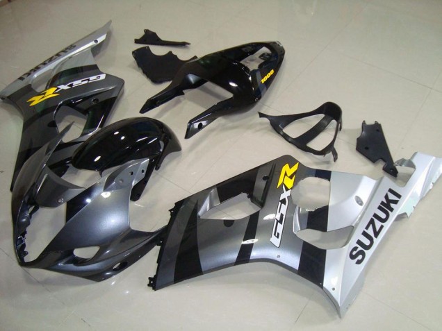 Discount 2003-2004 Grey Silver Suzuki GSXR 1000 Motorcycle Fairings Kit UK Discount 2003-2004 Grey Silver Suzuki GSXR 1000 Motorcycle Fairings Kit UK