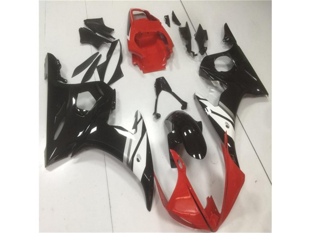 Discount 2003-2005 Red Black White Yamaha YZF R6 Motorbike Fairings UK Discount 2003-2005 Red Black White Yamaha YZF R6 Motorbike Fairings UK