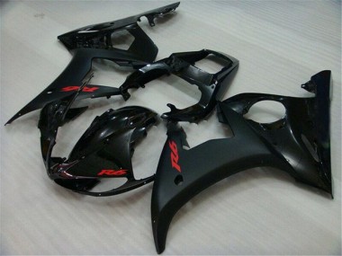 Discount 2003-2005 Black Yamaha YZF R6 Replacement Motorcycle Fairings UK