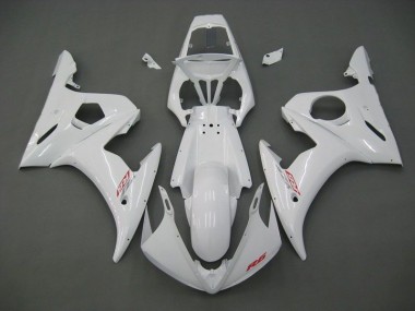 Discount 2003-2005 White Yamaha YZF R6 Motorbike Fairings UK