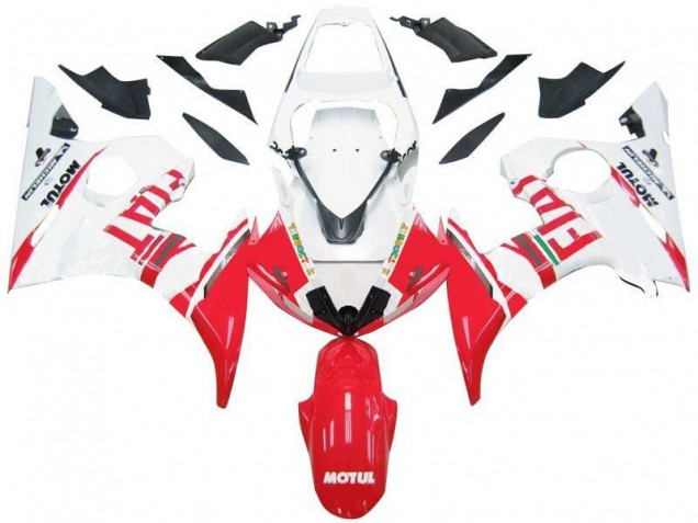 Discount 2003-2005 White Red Fiat Yamaha YZF R6 Motorbike Fairing UK Discount 2003-2005 White Red Fiat Yamaha YZF R6 Motorbike Fairing UK
