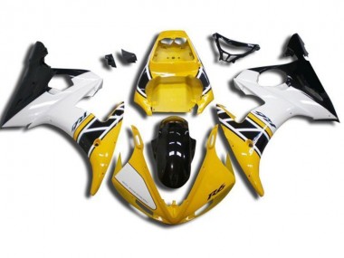 Discount 2003-2005 Yellow Yamaha YZF R6 Bike Fairings UK