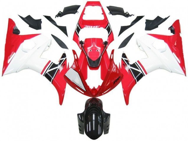 Discount 2003-2005 Red White Black Yamaha YZF R6 Motorcycle Bodywork UK