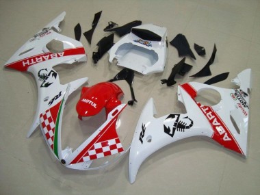 Discount 2003-2005 Red White Yamaha YZF R6 Motorbike Fairing Kits & Bodywork UK