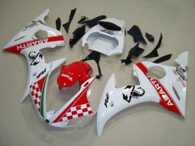 Discount 2003-2005 Red White Yamaha YZF R6 Motorbike Fairing Kits & Bodywork UK Discount 2003-2005 Red White Yamaha YZF R6 Motorbike Fairing Kits & Bodywork UK