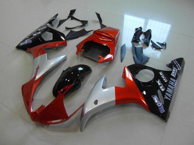 Discount 2003-2005 Orange Silver Black Yamaha YZF R6 Bike Fairings UK Discount 2003-2005 Orange Silver Black Yamaha YZF R6 Bike Fairings UK