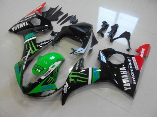 Discount 2003-2005 Green Monster Yamaha YZF R6 Replacement Motorcycle Fairings UK Discount 2003-2005 Green Monster Yamaha YZF R6 Replacement Motorcycle Fairings UK