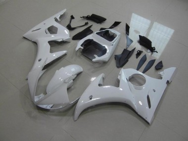 Discount 2003-2005 White No Decals Yamaha YZF R6 Motorcylce Fairings UK