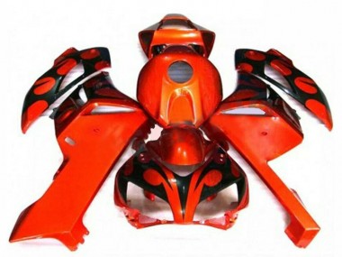 Discount 2004-2005 Orange Black Honda CBR1000RR Motorcyle Fairings UK